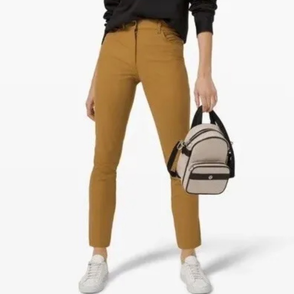 City Sleek 5-pocket Pant 7/8 in Spiced Bronze size 4